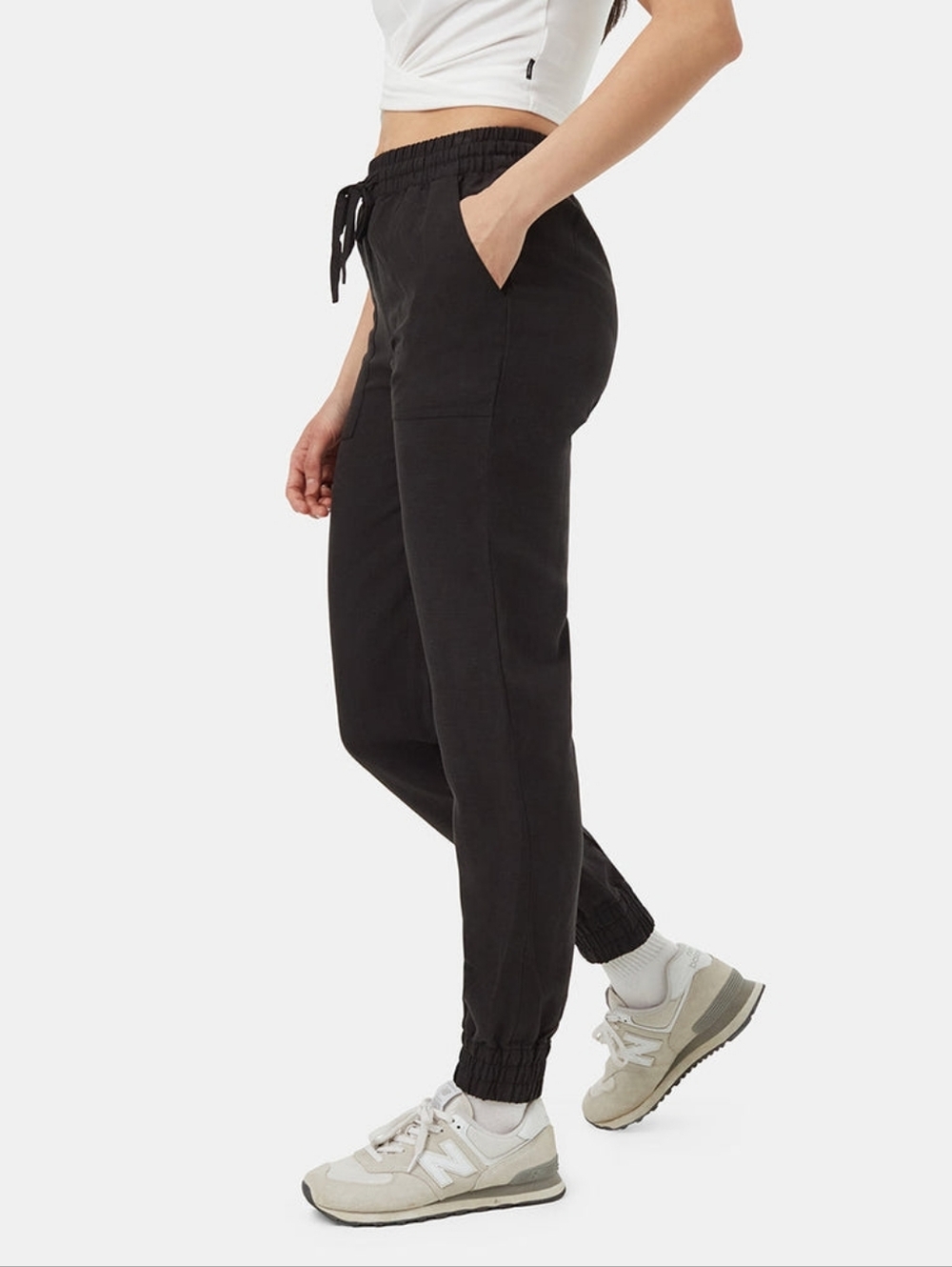 Ten Tree Black Drawstring Jogger Pants